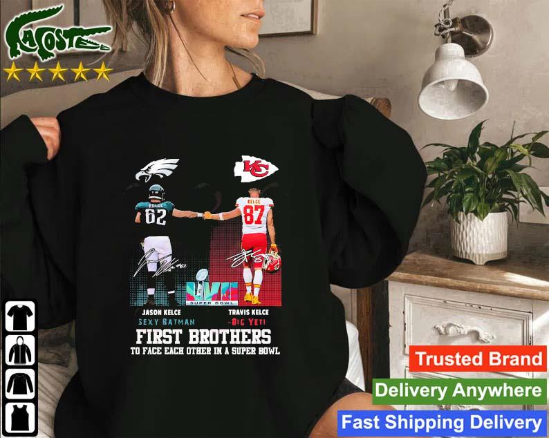 The First Kelce Brother Players To Face Each Other 2023 Sweatshirt