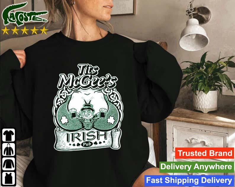 Tits Mcgee's Irish Pub St Patrick's Day Sweatshirt