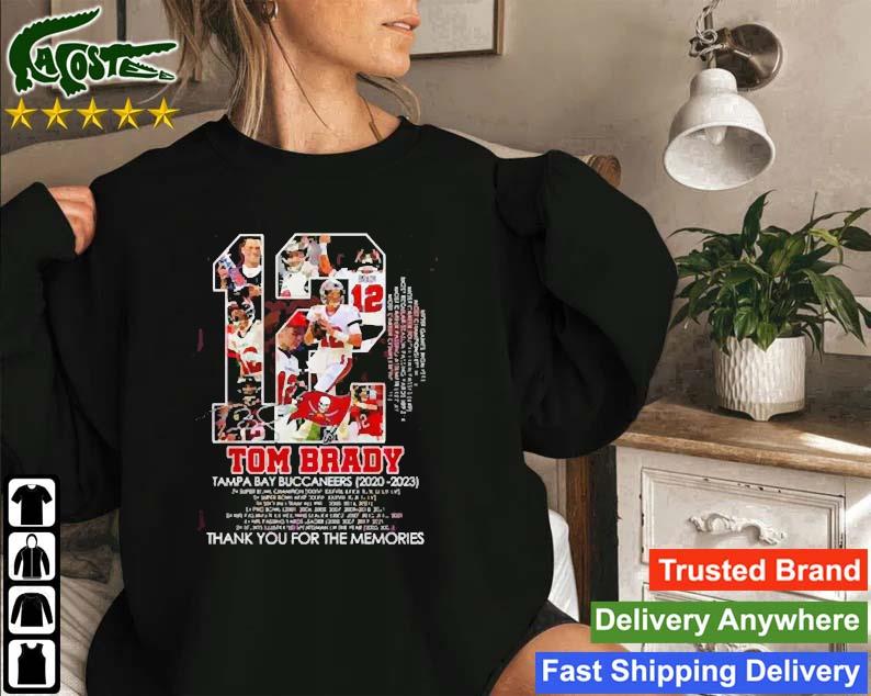 Tom Brady Tampa Bay Buccaneers 2020 – 2023 Thank You For The Memories Sweatshirt