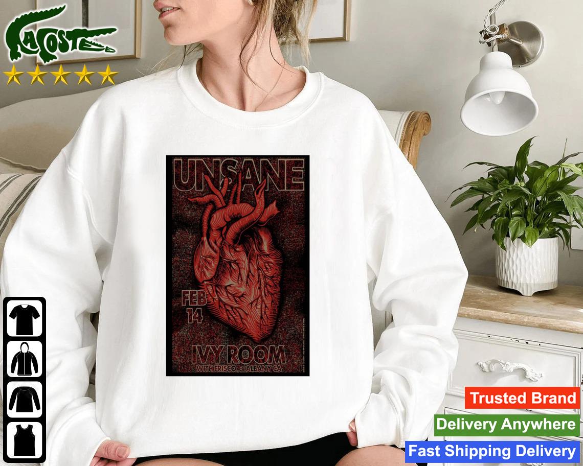 Unsane Band Ivy Room With Frisco Albany February 14 2023 Sweatshirt