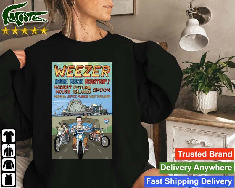 Weezer Recruit Modest Mouse Future Islands More For Indie Rock Roadtrip T-s Sweatshirt
