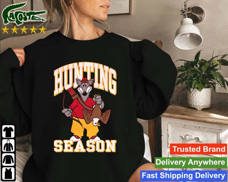 Wolf Mascot Kansas City Hunting Season Sweatshirt