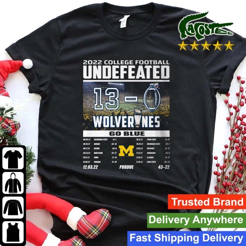 2022 College Football Undefeated 13-0 Michigan Wolverines Go Blue Sweatshirt Shirt.jpg