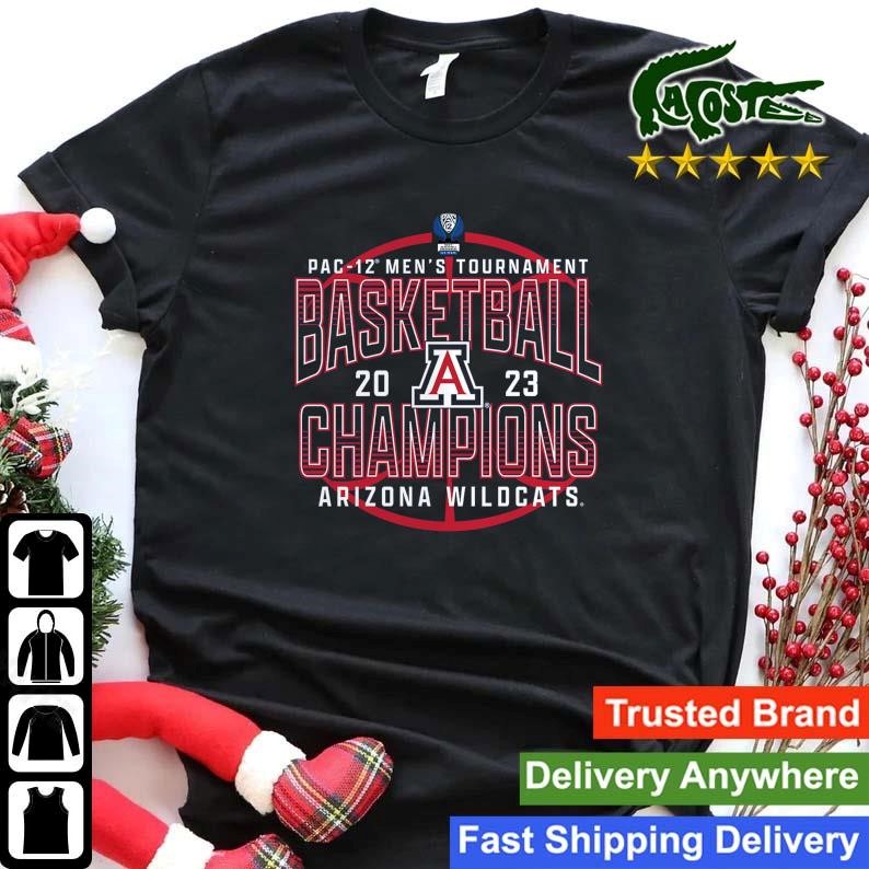 2023 Pac-12 Men's Tournament Basketball Conference Champions Arizona Wildcats Sweatshirt Shirt.jpg