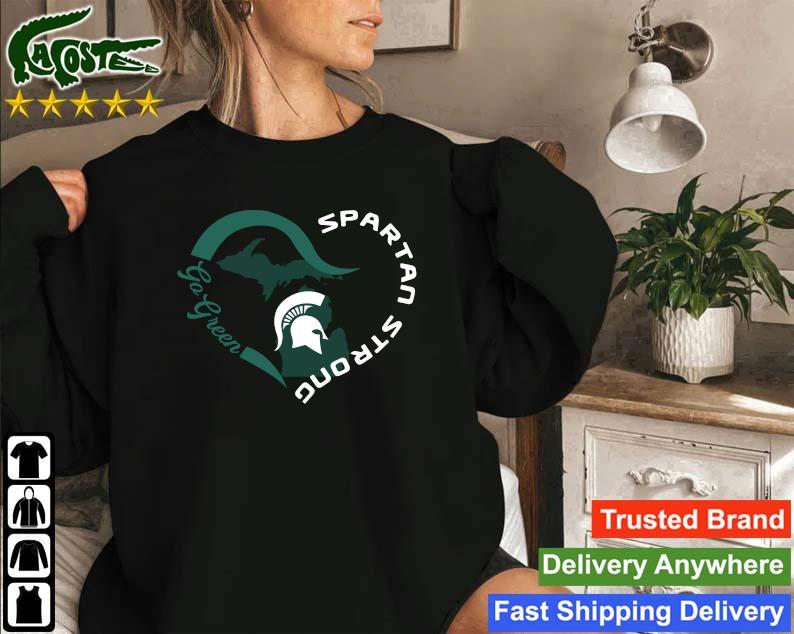 2023 Michigan State Apparel Go Green Spartan Strong Sweatshirt