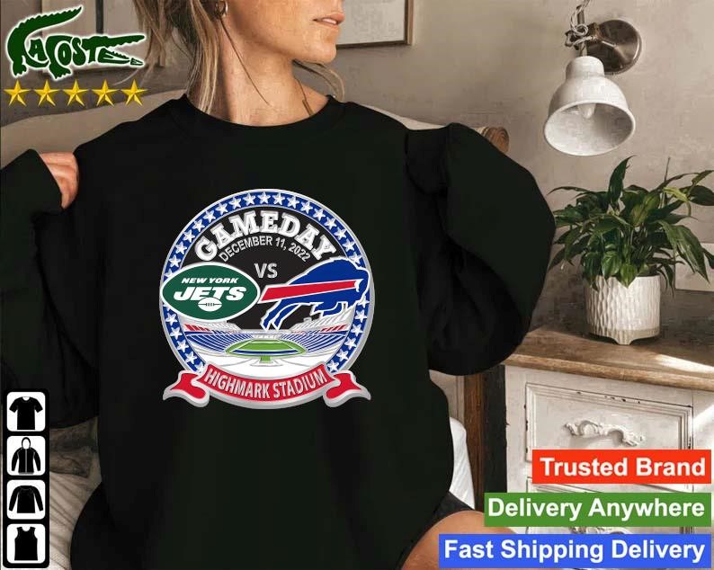 Official New York Jets Vs Buffalo Bills Gameday December 2022 Highmark Stadium Sweatshirt