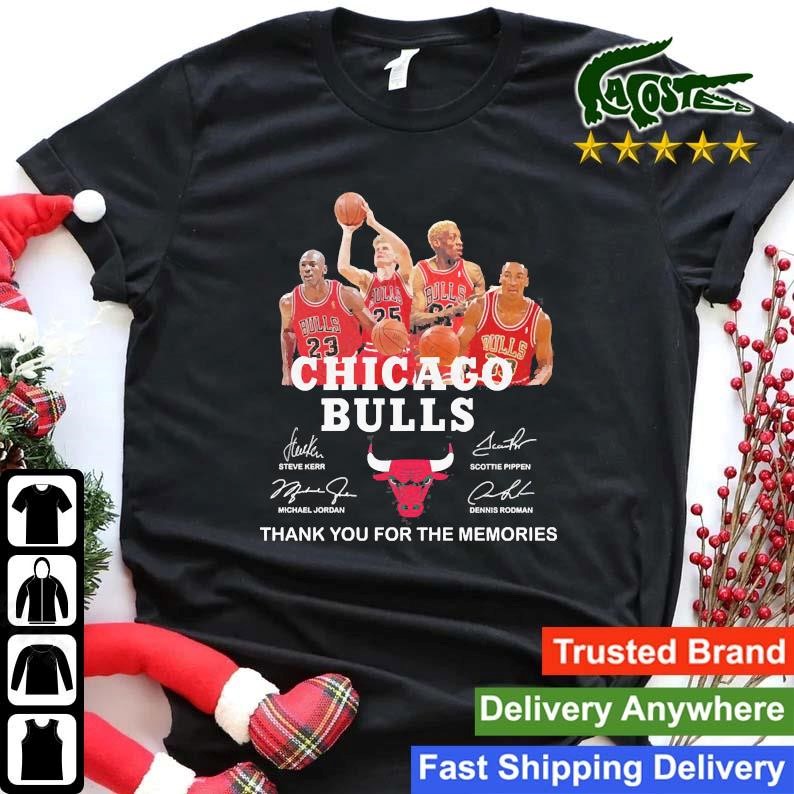 The Chicago Bulls Thank You For The Memories Signatures Basketball 2023 Sweatshirt Shirt.jpg