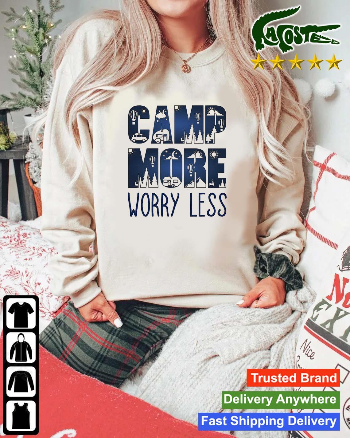 Camp More Worry Less Sweats Mockup Sweater