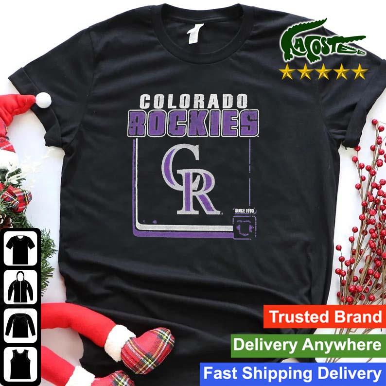 Colorado Rockies '47 Black Borderline Franklin Sweats Shirt