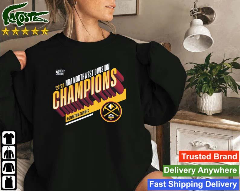 Denver Nuggets Fanatics Branded 2023 Northwest Division Champions Locker Room Sweatshirt