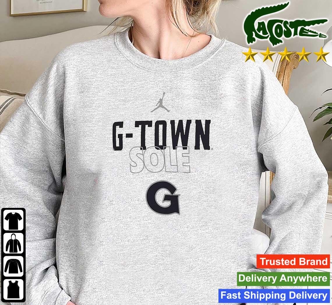 Georgetown Hoyas Jordan Brand On Court T-s Mockup Sweatshirt