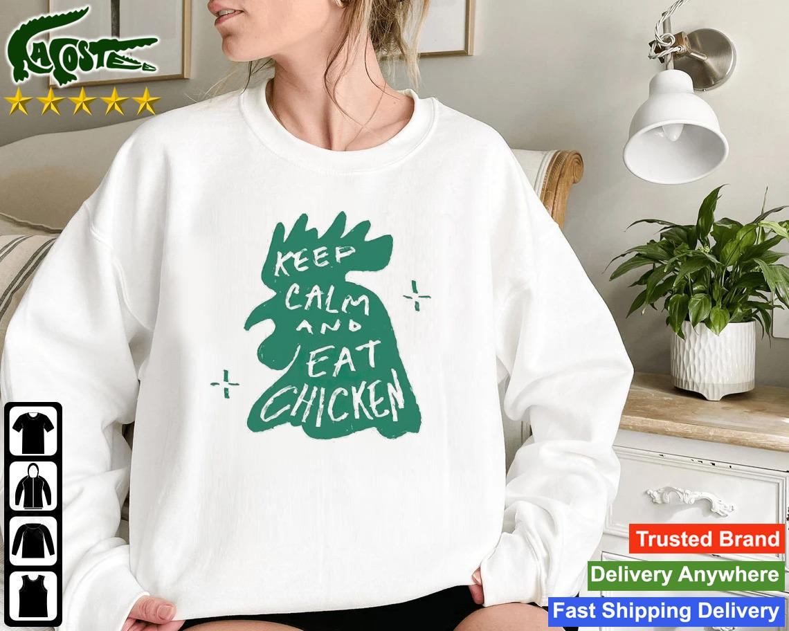 Gmmtv Shop Merch Keep Calm And Eat Chicken T-shirt
