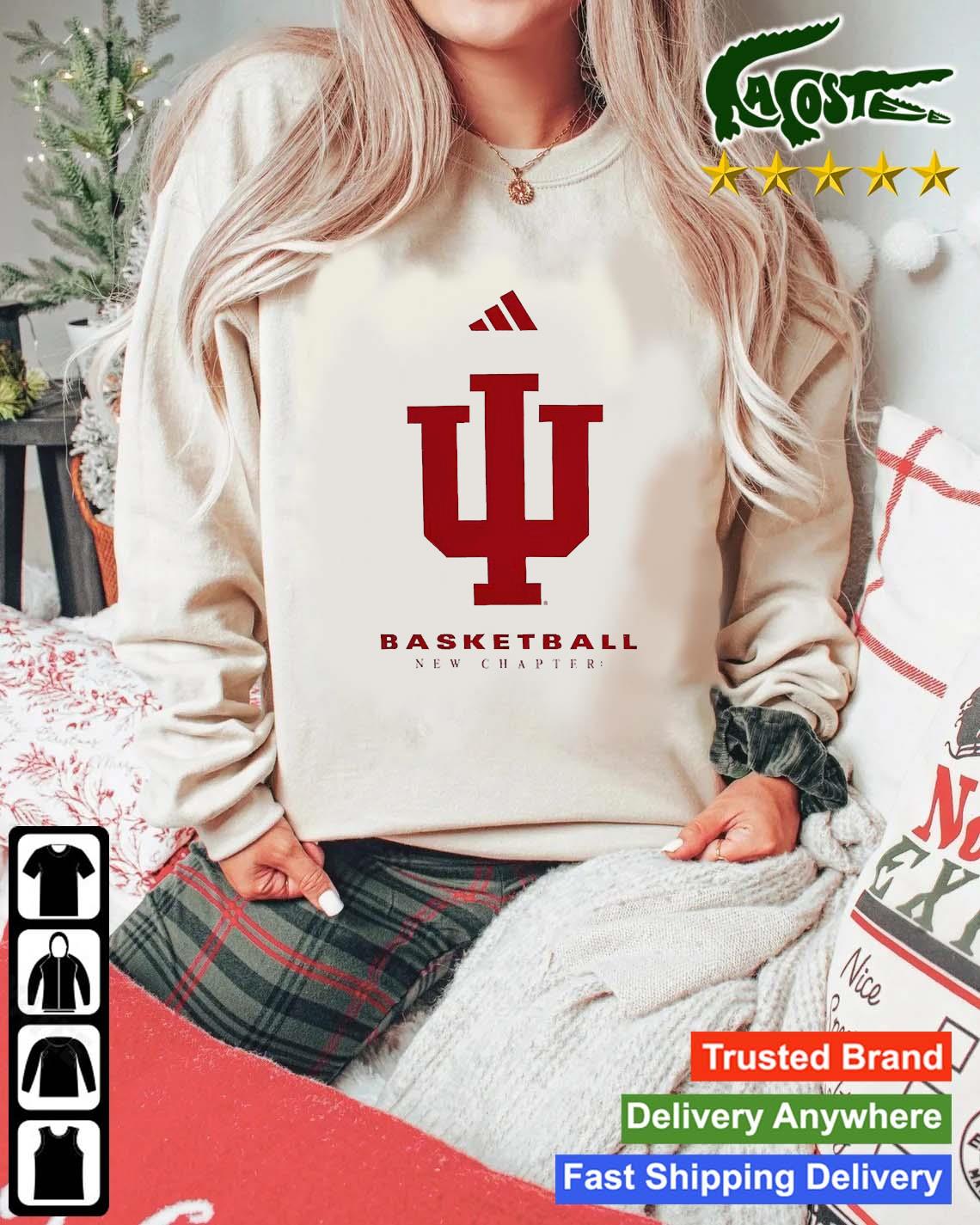 Indiana Hoosiers Adidas Basketball New Chapter T-s Mockup Sweater
