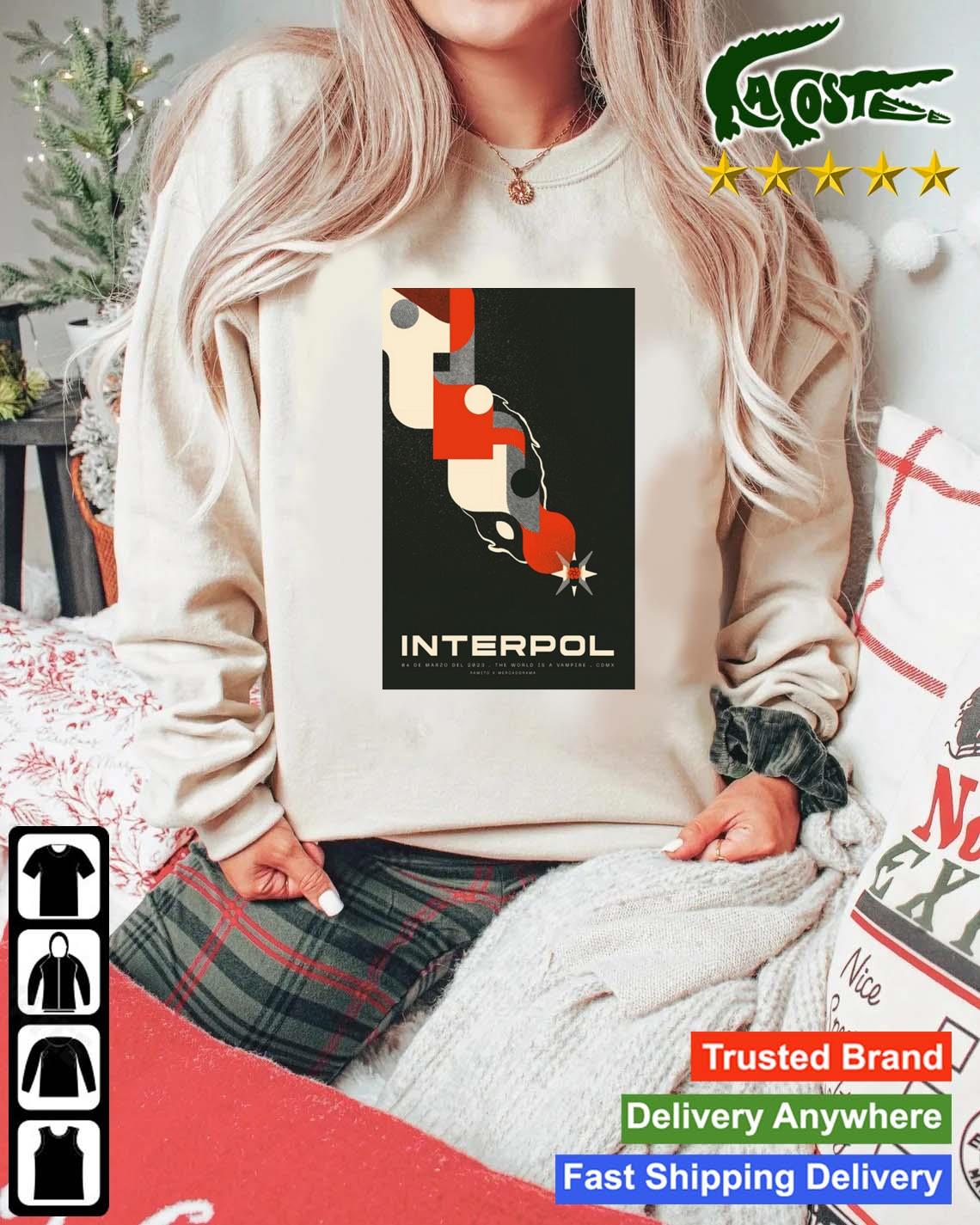 Interpol 04 De Marzo Del 2023 The World Is A Vampire Cdmx Ramitto X Mercadorama Sweats Mockup Sweater