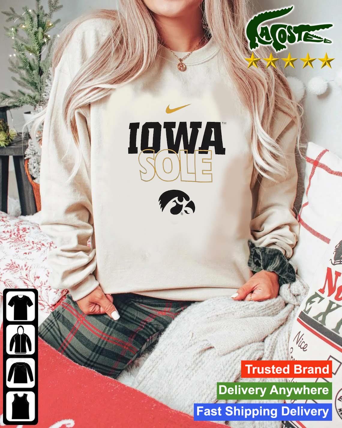 Iowa Hawkeyes Nike On Court T-s Mockup Sweater