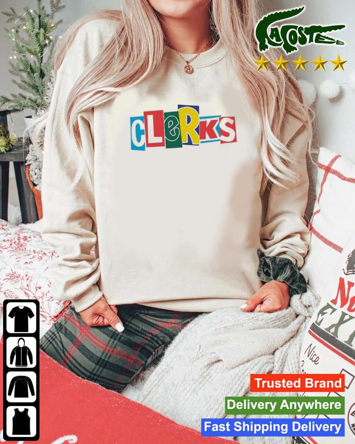 Jay Mewes Clerks Logo Sweats Mockup Sweater