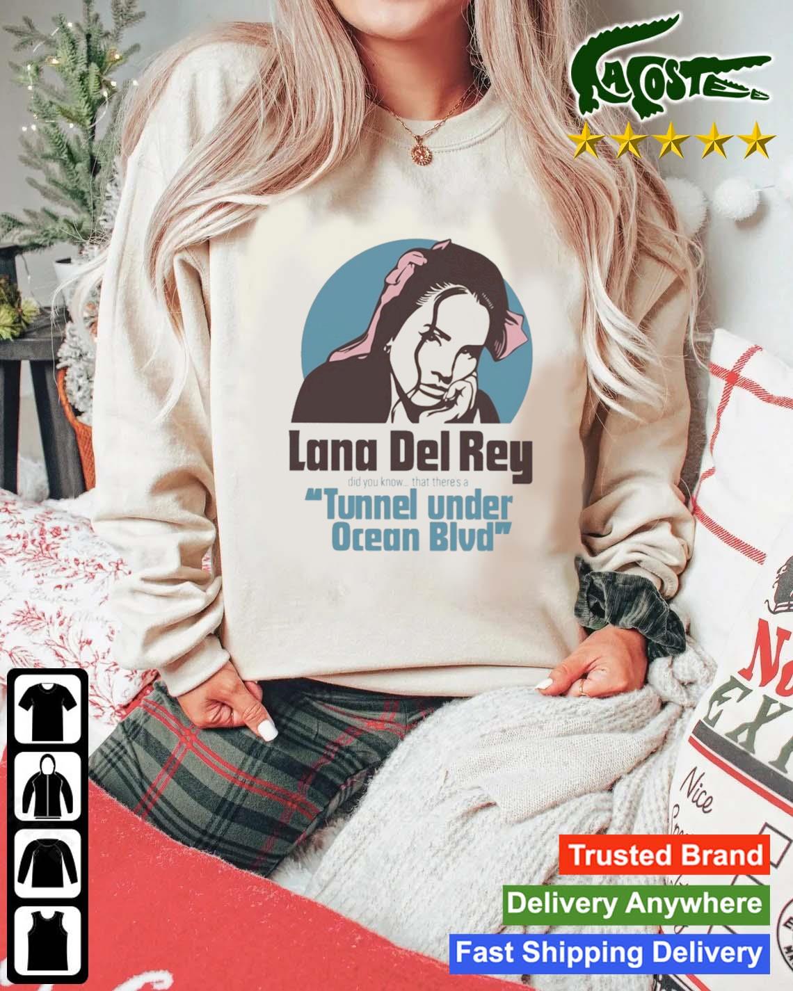 Lana Del Rey Tunnel Under Ocean Blvd Sweats Mockup Sweater