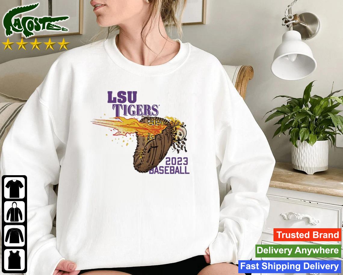 Louisiana State University Tigers Hot Hands 2023 Baseball Sweatshirt