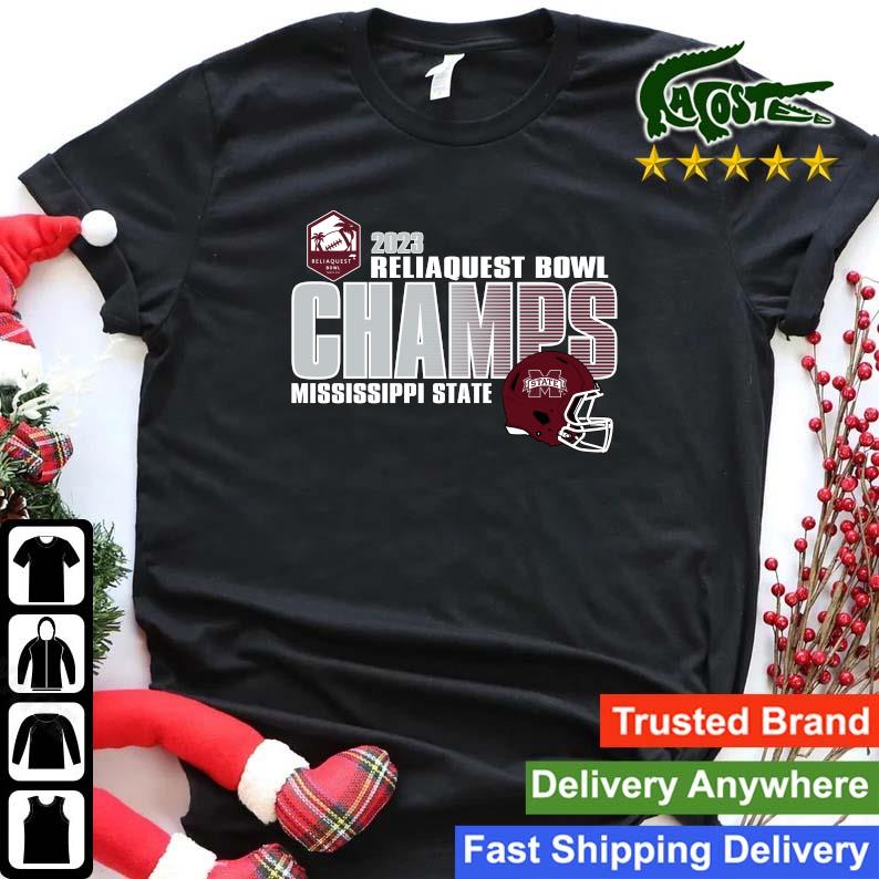 Mississippi State Bulldogs 2023 Reliaquest Bowl Champions Sweats Shirt
