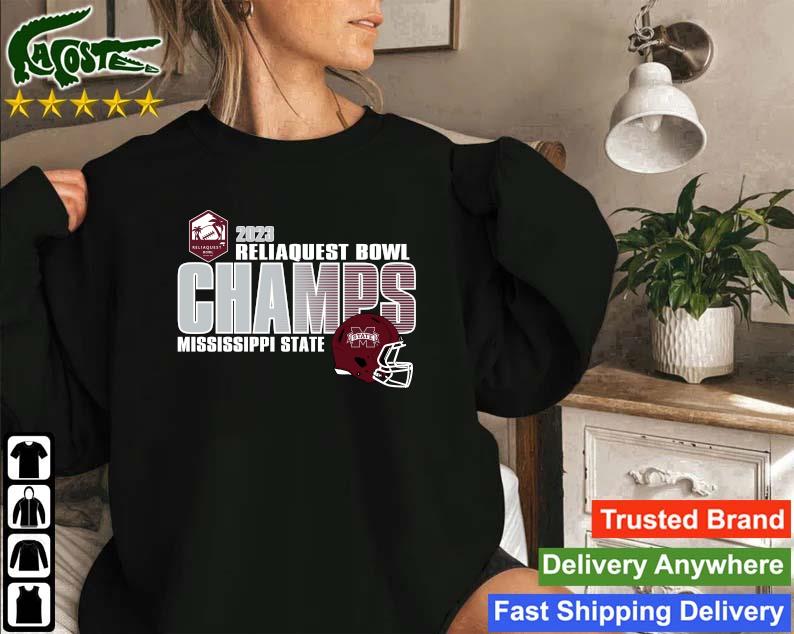 Mississippi State Bulldogs 2023 Reliaquest Bowl Champions Sweatshirt