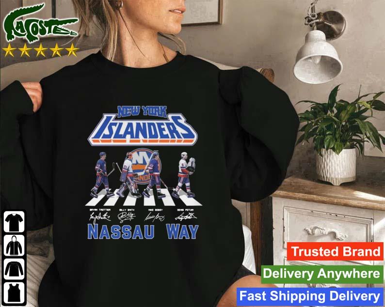 New York Islanders Nassau Way Abbey Road Signatures Sweatshirt