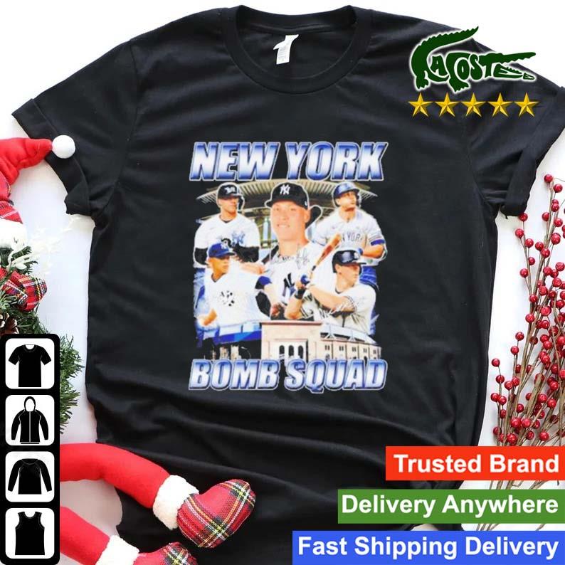 New York Yankees Bomb Squad Players Signatures T-shirt