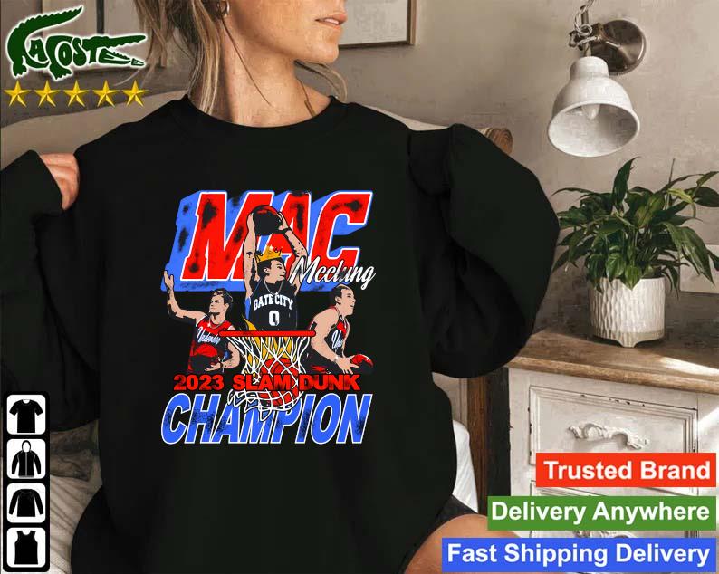 Official 2023 Champion Slam Dunk Mac Mcclung Sweatshirt