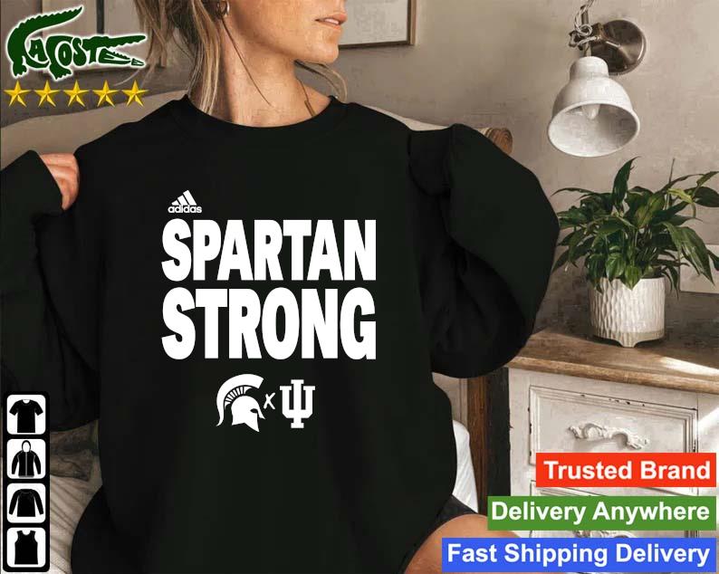 Original Indianambb Spartan Strong Michigan State Vs Indiana Basketball Sweatshirt