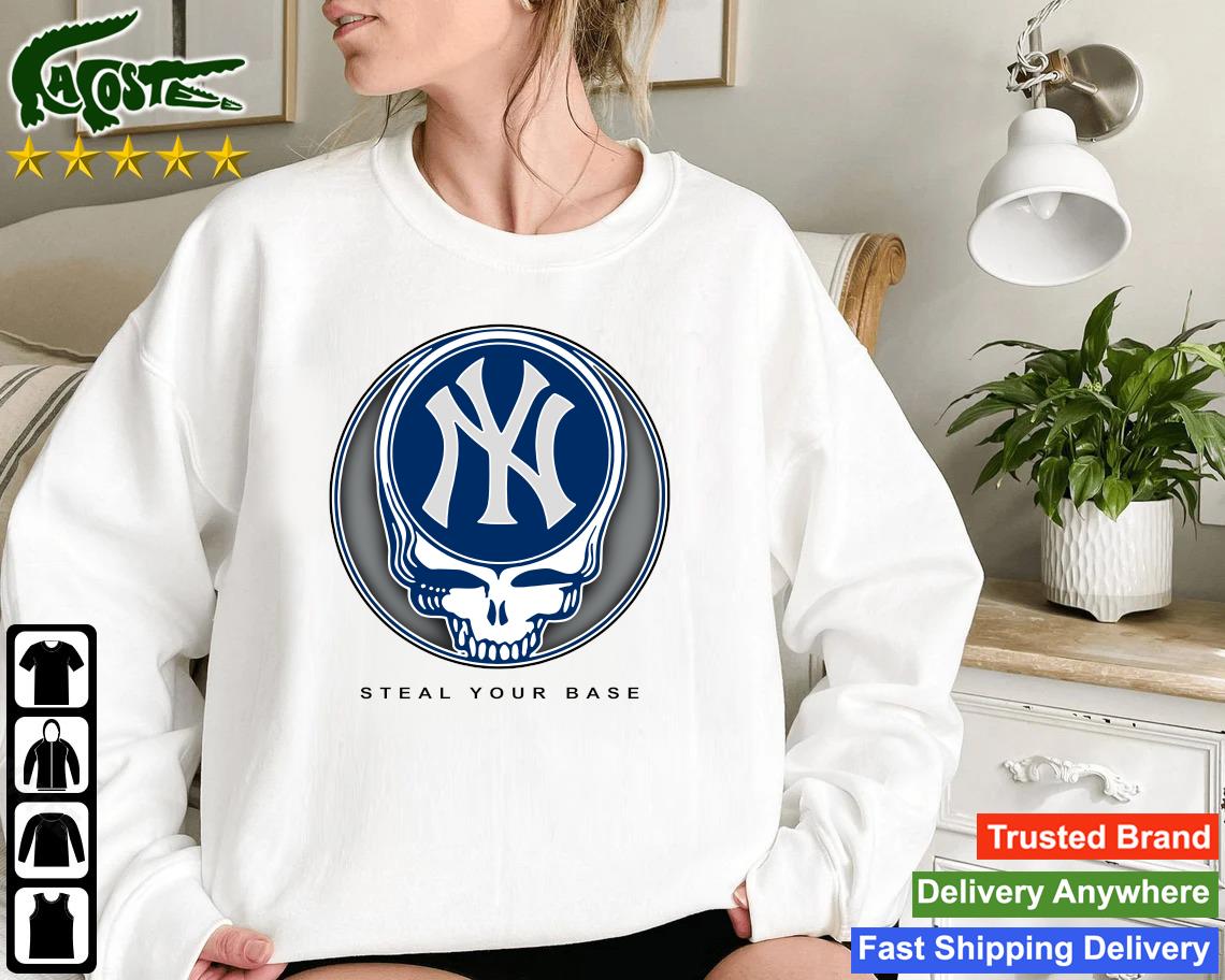 Original New York Yankees Grateful Dead Steal Your Base Sweatshirt