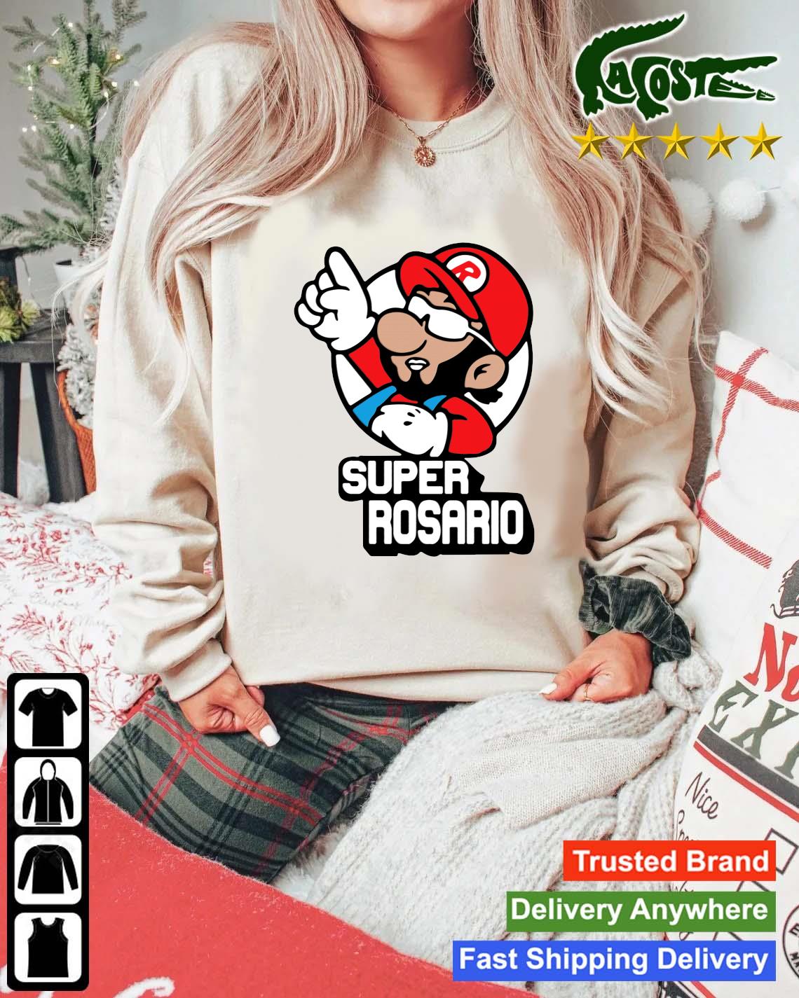 Original Super Mario Super Rosario Sweats Mockup Sweater