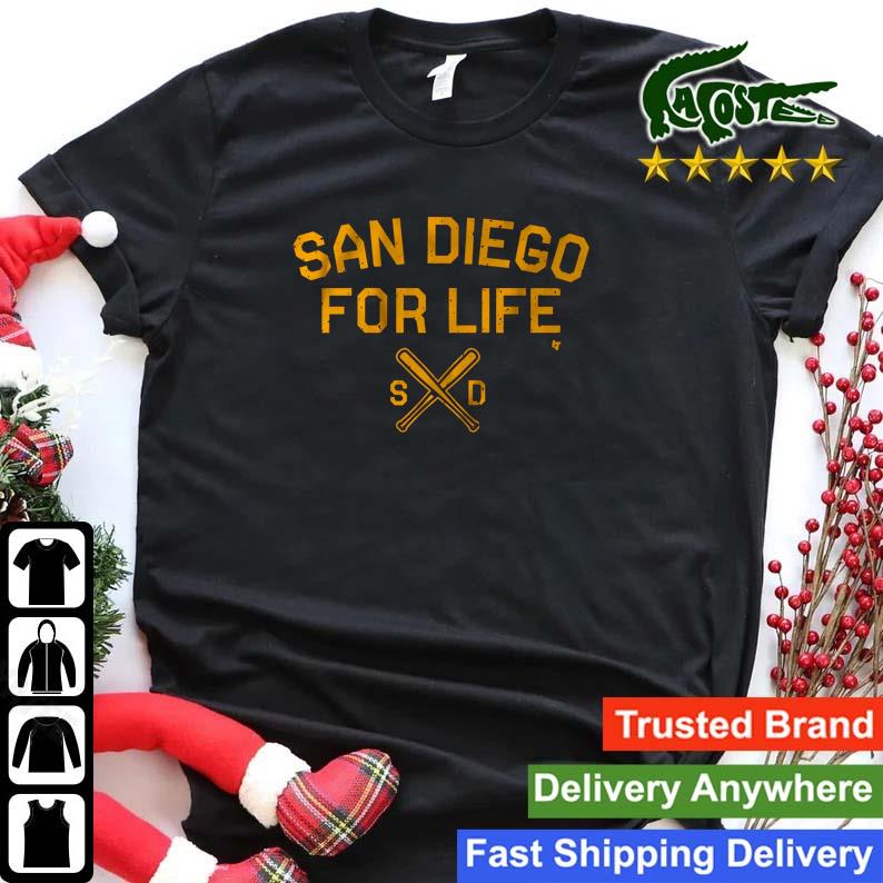 San Diego Padres For Life Baseball T-shirt