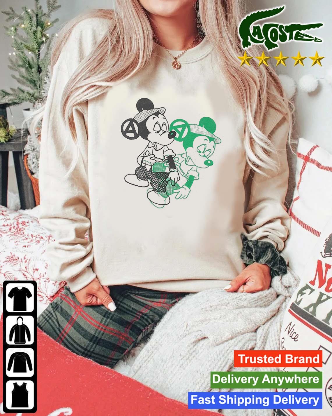 Seditionaries Drugged Mickey Mouse T-s Mockup Sweater