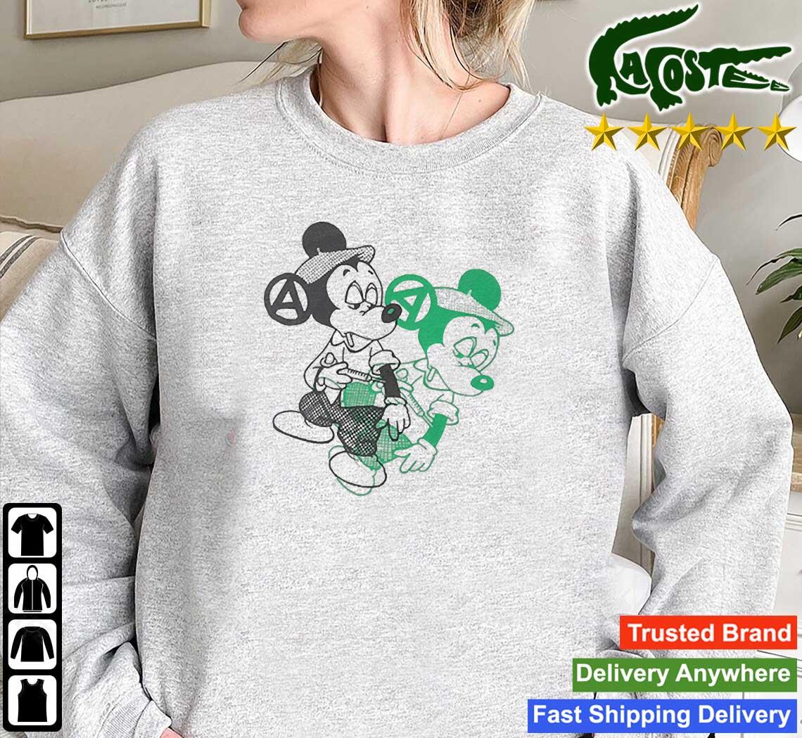 Seditionaries Drugged Mickey Mouse T-s Mockup Sweatshirt