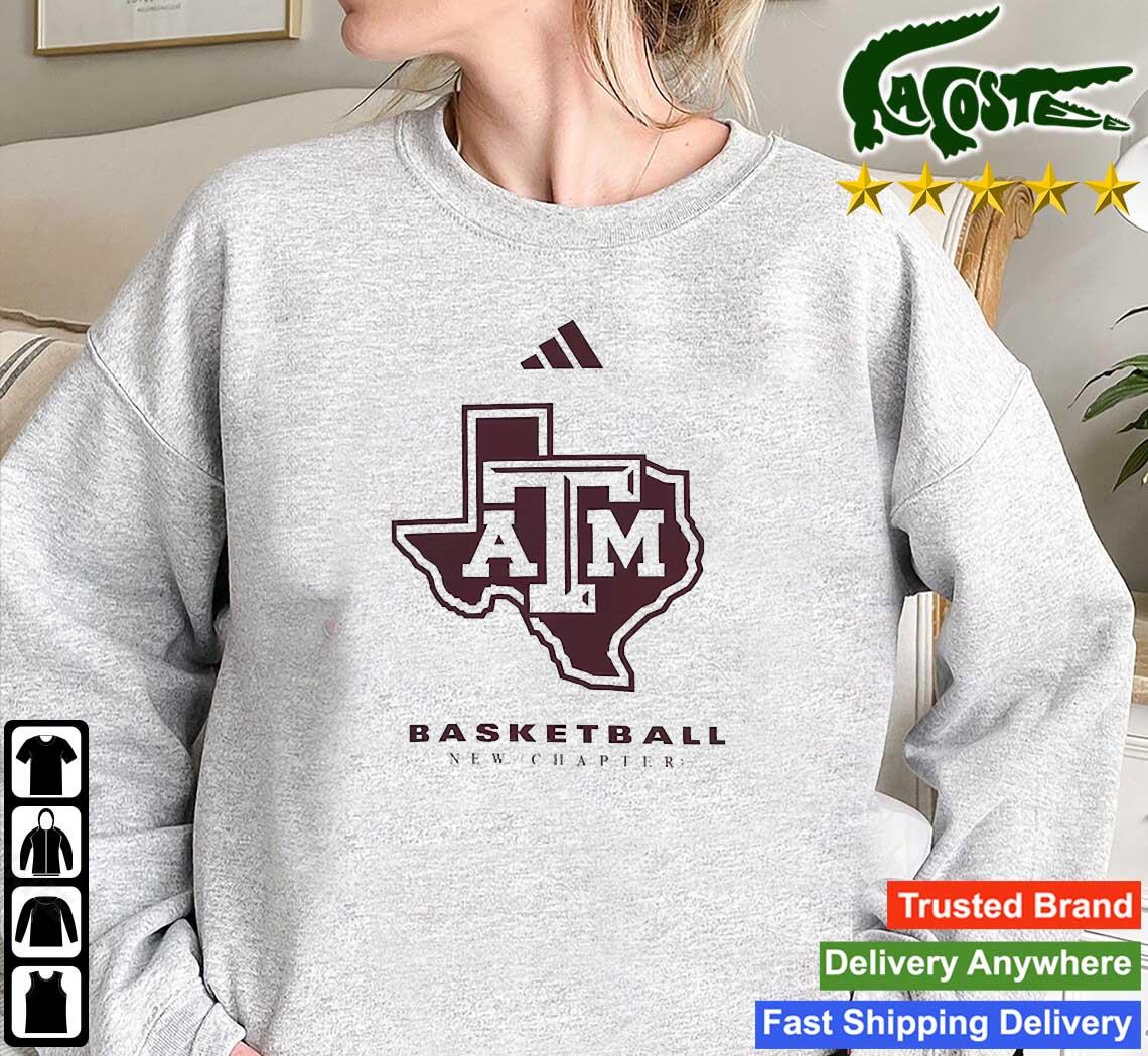 Texas A&m Aggies Adidas Basketball New Chapter T-s Mockup Sweatshirt