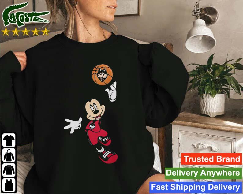 Uconn Huskies Mickey Mouse March Madness 2023 Sweatshirt