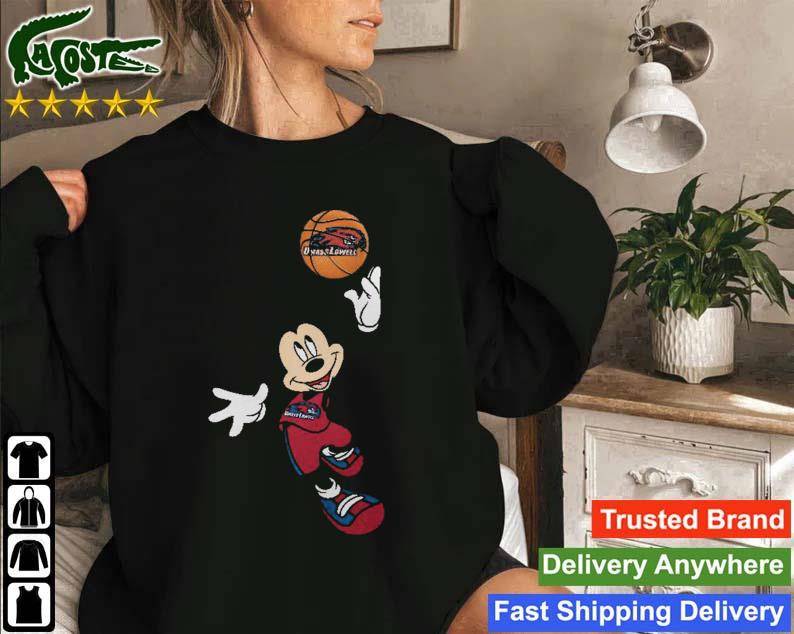 Umass Lowell River Hawks Mickey Mouse March Madness 2023 Sweatshirt