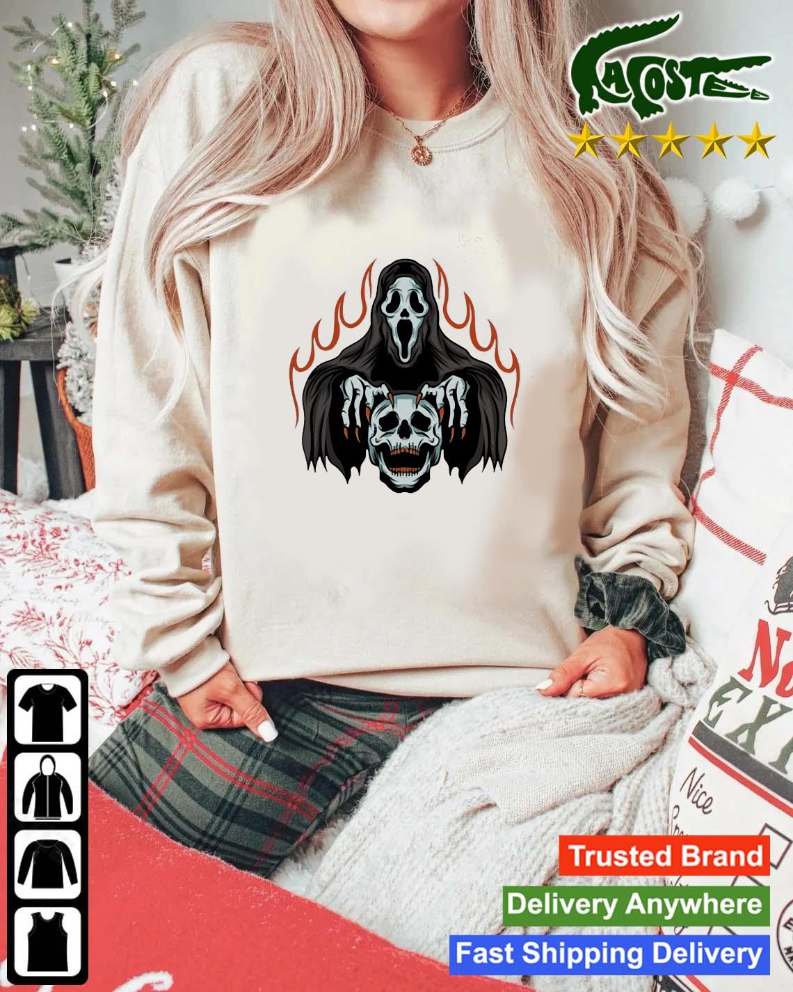 Death Skull Sweats Mockup Sweater
