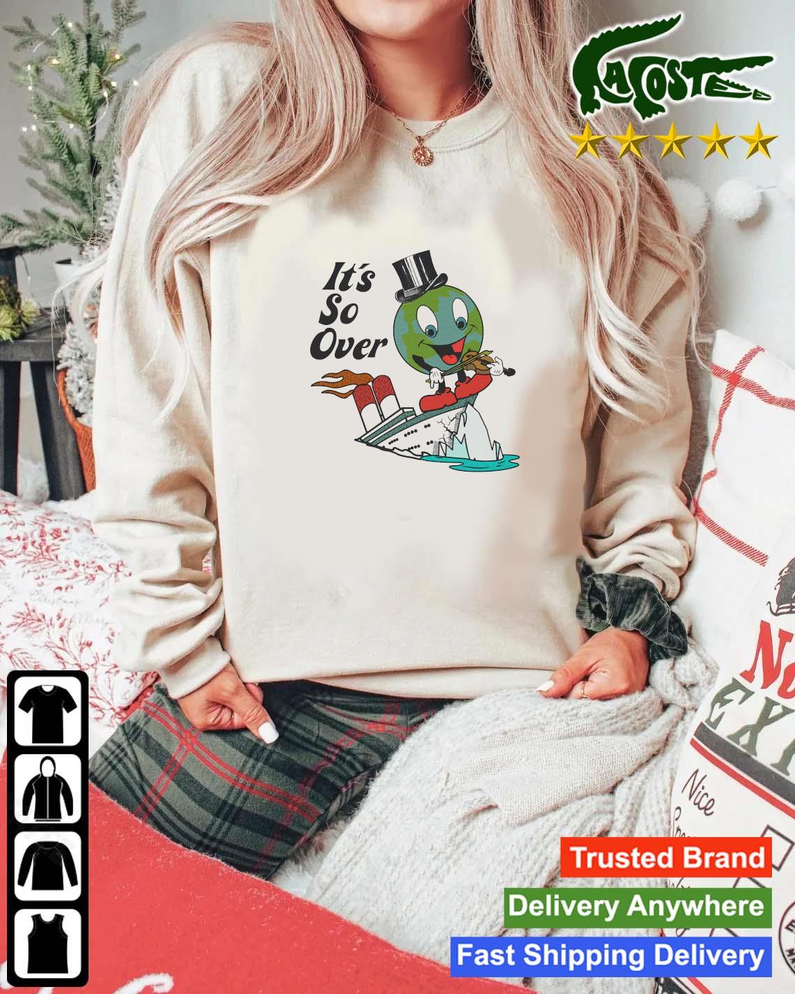 Official It's So Over Sweats Mockup Sweater