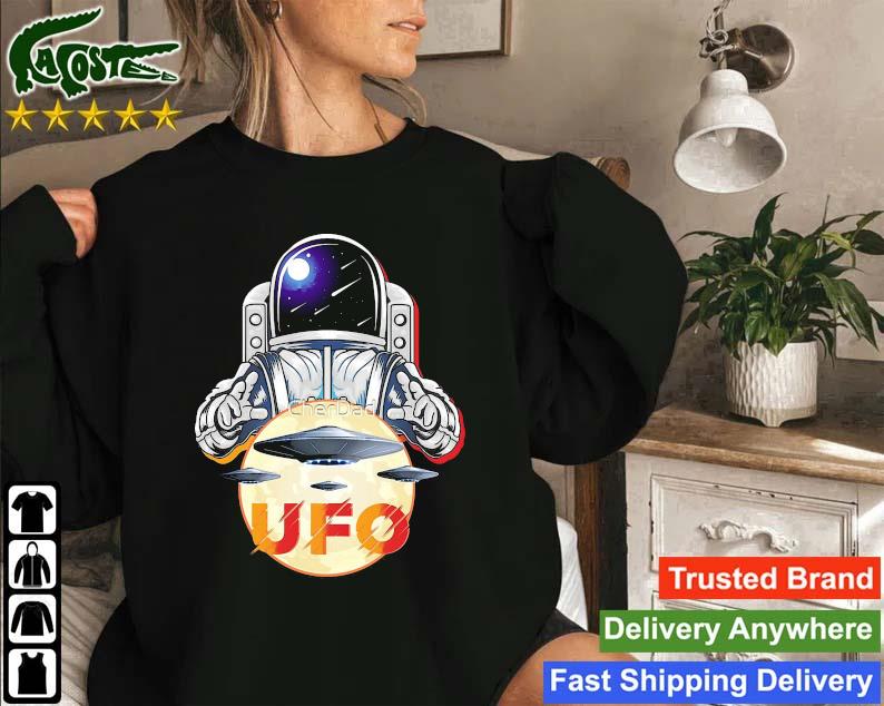 Original Alien Ufo Ancient Astronaut And Moon Night Sweatshirt