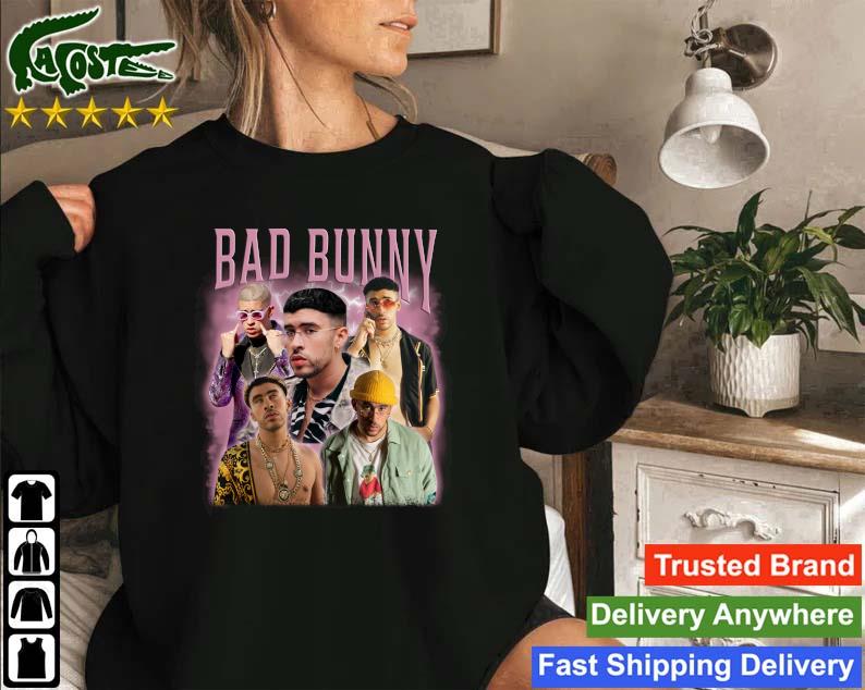 Original Bad Bunny Vintage Rap Hip-hop Sweatshirt