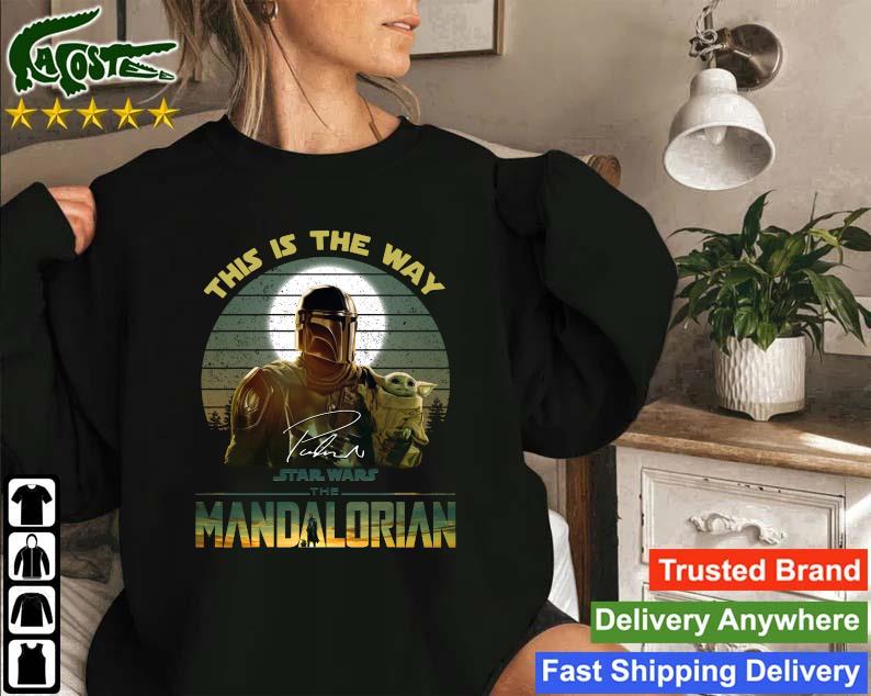 Original This Is A Way Star Wars The Mandalorian Signature Vintage Sweatshirt