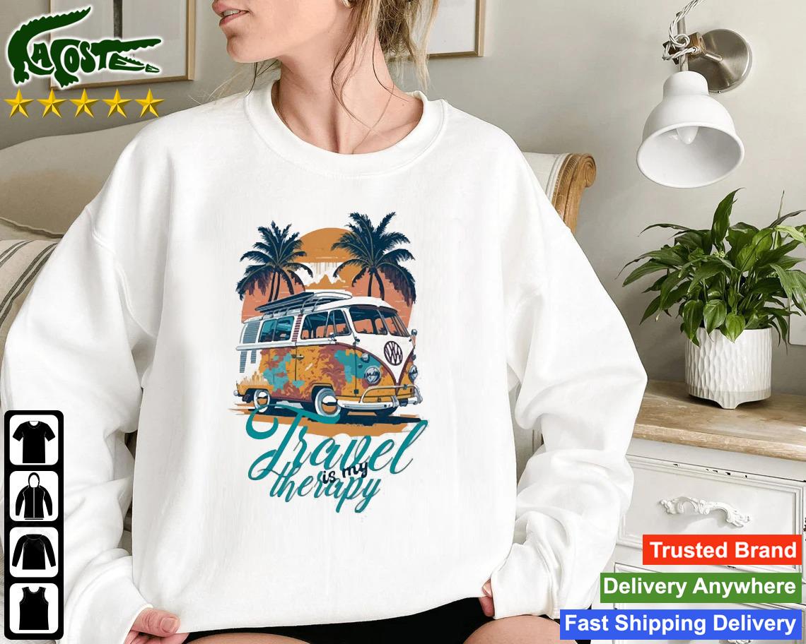 Travel Is My Therapy Sweatshirt