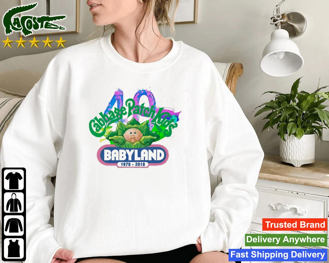 40th Birthday Cabbage Patch Kids Babyland Sweatshirt