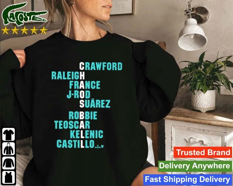 Crawford Raleigh France J-rod Suarez Robbie Teoscar Kelenic Castillo Sweatshirt
