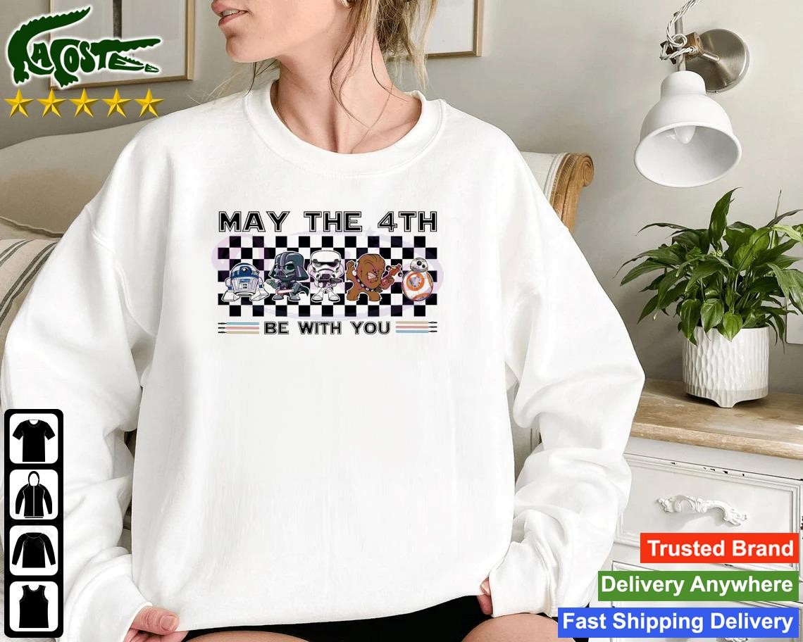 Cute Star Wars May The 4th Be With You Disney Star Wars Character Sweatshirt