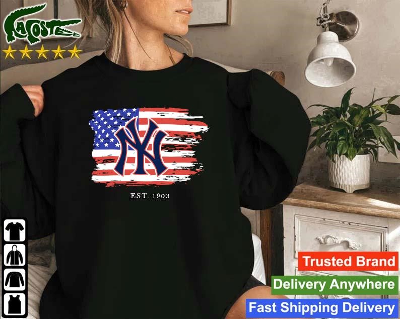 Original Men's New York Yankees New Era Navy 4th Of July Jersey T-shirt