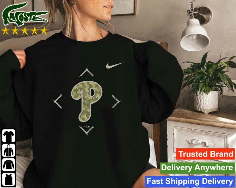 Original Philadelphia Phillies Nike Camo Logo 2023 Sweatshirt