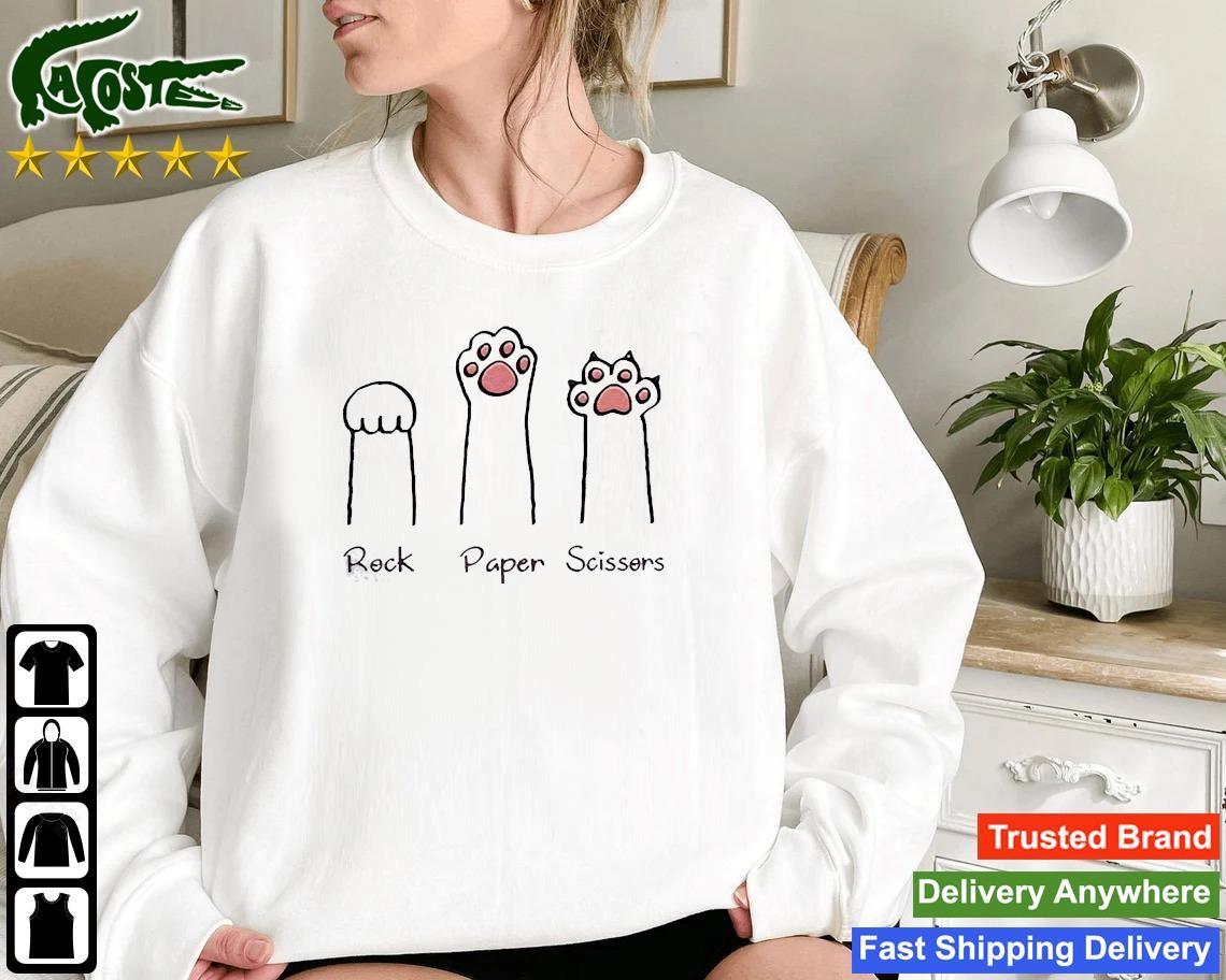 Rock Paper Scissors Sweatshirt
