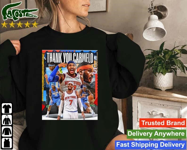 Thank You Carmelo Anthony Sweatshirt