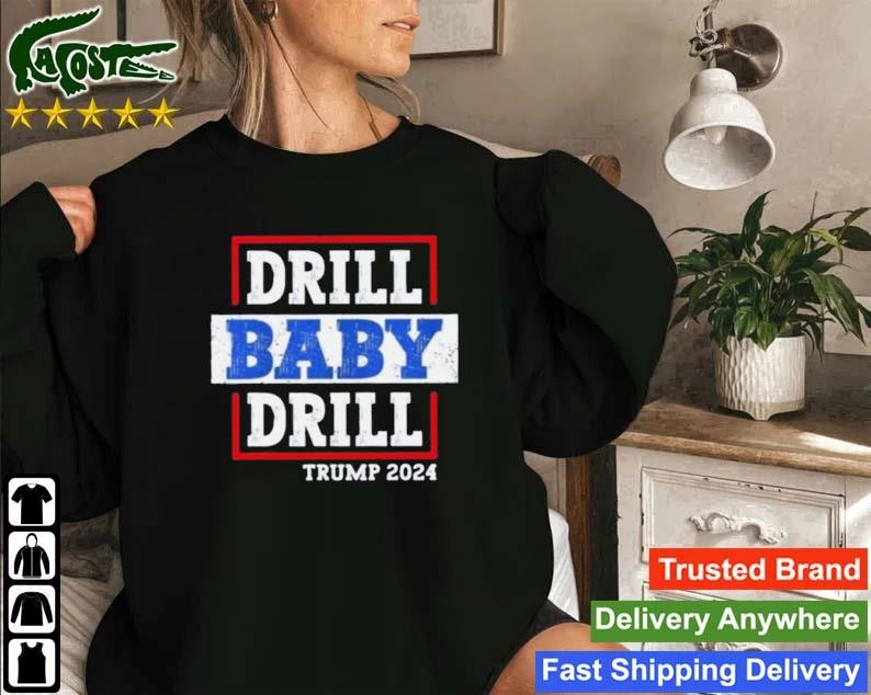 Trump 2024 Drill Baby Drill Kids Sweatshirt